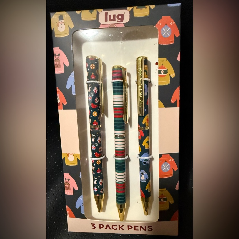 Lug Retro Ornaments 3 Pack Pens